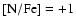 $\rm [N/Fe] =+1$