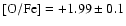 $\rm [O/Fe] =+1.99 \pm 0.1$