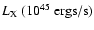 $L_{\rm X}~(10^{45}~{\rm ergs/s})$
