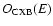 $O_{\rm CXB}(E)$