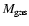 $M_{\rm gas}$