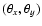 $(\theta_x, \theta_y)$
