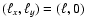 $(\ell_x, \ell_y)=(\ell, 0)$
