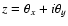 $z=\theta_x+i\theta_y$