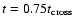 $t = 0.75 t_{\rm cross}$