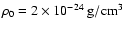 $\rho_0 = 2 \times 10^{-24} ~ {\rm g}/{\rm cm}^3$