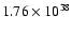 $\rm {1.76\times
10^{38}}$