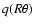 $q(R\theta)$