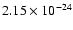 $2.15\times10^{-24}$