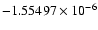 $-1.55497\times10^{-6}$