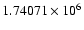 $1.74071\times10^6$