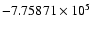 $-7.75871\times10^5$
