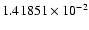 $1.41851\times10^{-2}$
