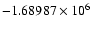 $-1.68987\times10^6$