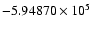 $-5.94870\times10^5$