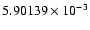 $5.90139\times10^{-3}$