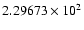 $2.29673\times10^2$