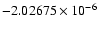 $-2.02675\times10^{-6}$