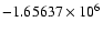 $-1.65637\times10^6$