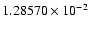$1.28570\times10^{-2}$