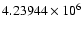$4.23944\times10^6$
