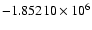 $-1.85210\times10^6$