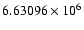 $6.63096\times10^6$