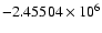 $-2.45504\times10^6$