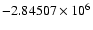 $-2.84507\times10^6$