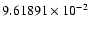 $9.61891\times10^{-2}$