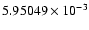 $5.95049\times10^{-3}$