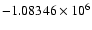 $-1.08346\times10^6$