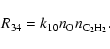 \begin{displaymath}%
R_{34}=k_{10}n_{\rm O}n_{\rm C_2H_2}.
\end{displaymath}