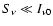 $S_\nu \ll I_{\nu0}$
