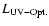 $L_{\rm UV-Opt.}$