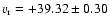 $v_{\rm r}=+39.32\pm 0.30$