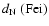 $d_{\rm N}~({\rm Fe {\sc i}})$