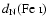 $d_{\rm N}(\mbox{Fe {\sc i}})$