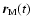 $\vec{r}_{\rm M}(t)$