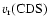 $v_{\rm r}({\rm CDS})$
