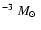 $^{-3}~\mbox{$M_{\odot}$ }$