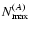 $N^{(A)}_{\rm max}$
