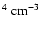 $^4 \rm ~cm^{-3}$