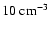 $10 \rm ~cm^{-3}$