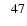 $\phantom{>}47$