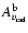 $A_{v_{\rm rad}}^{\rm b}$