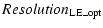 $\displaystyle Resolution_{\rm LE\_opt}$