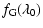$\displaystyle f_{\rm G}(\lambda_0)$