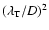 $(\lambda_{\rm T}/D)^2$