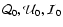 ${\cal{Q}}_0,{\cal{U}}_0,{\cal{I}}_0$